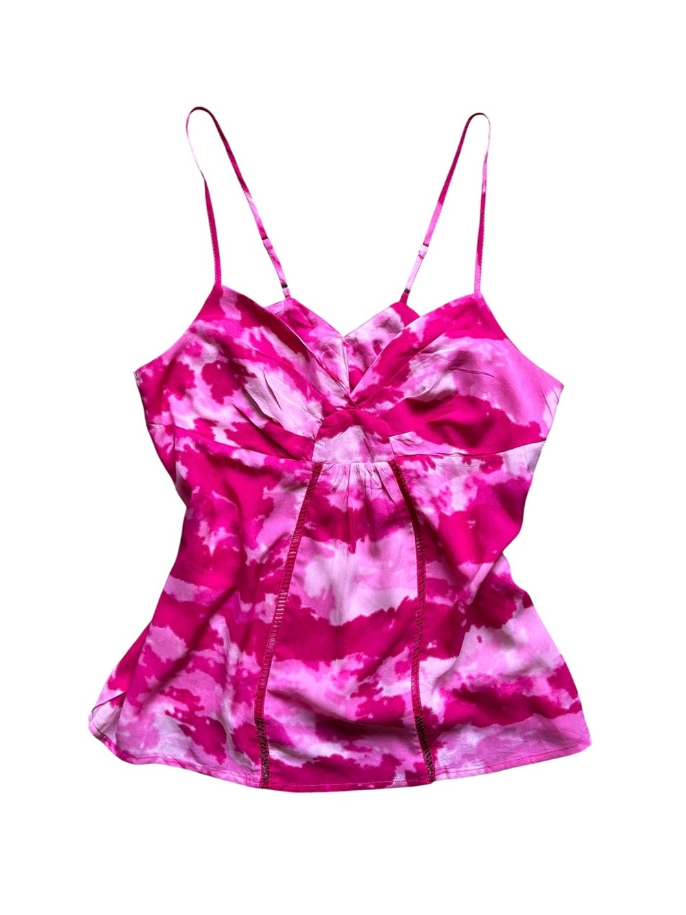 XOXO Barbie Festival Pink Tie-dye Cami Top